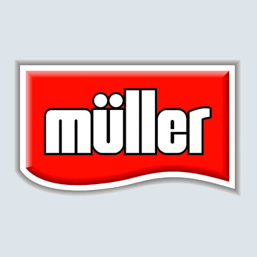 Firmenlogo des Lebensmittelherstellers Müllermilch